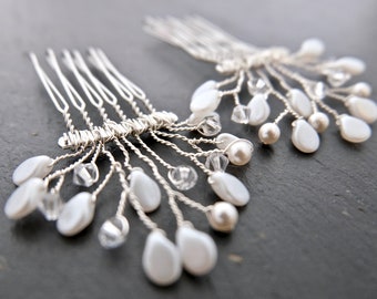 Bridal Hair Combs | Pearl Hair Combs | Hair Accessory | Wedding Hair Accessory | Hair | Prom Hair | Hair Jewellery | Pearl Hair Combs