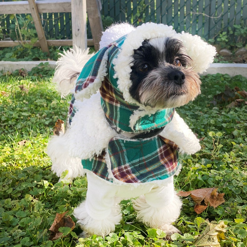 Jingle Bells Harness Fur Coat/ Small Dog Harness Coat/ Etsy