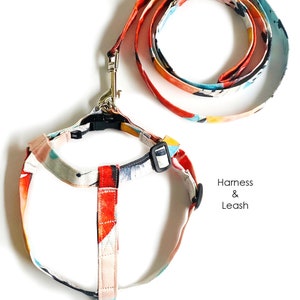 Chest type  colorful Dog harness & leash set -small dog harness.