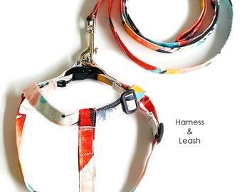 Chest type  colorful Dog harness & leash set -small dog harness.