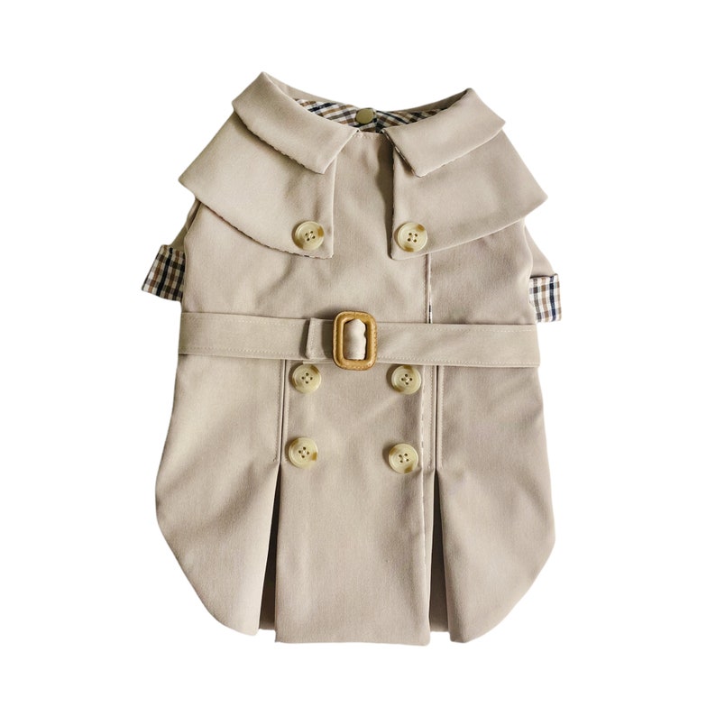 Brown Classic Trench Coat for Dog/small Dog Trench Coat/dog Etsy