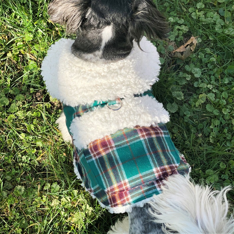 Jingle Bells Harness Fur Coat/ Small Dog Harness Coat/ Etsy