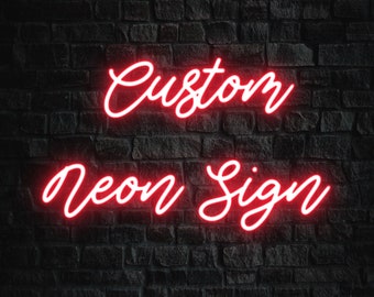 Custom Personalized Led Neon Sign Wedding Neon Sign/Bar Sign/ Birthday Gift/Wedding Backdrop Sign