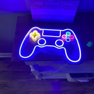 Game Controller Personalized Custom LED Neon Sign Room Decor Neon Bedroom Light Sign