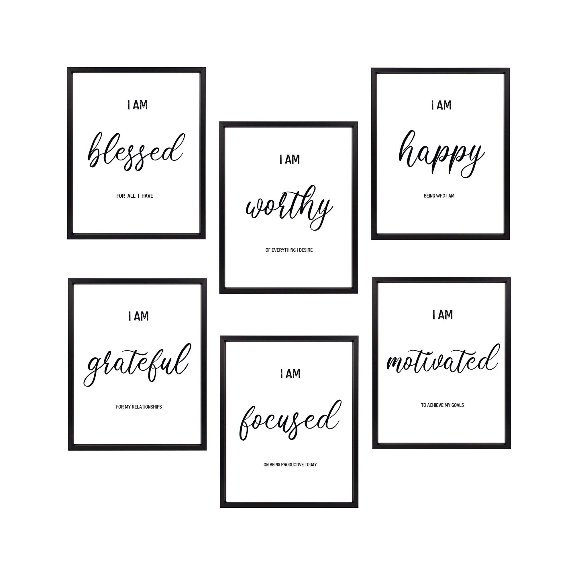Home Décor Printable Wall Art Daily Affirmation Blessing Quote ...