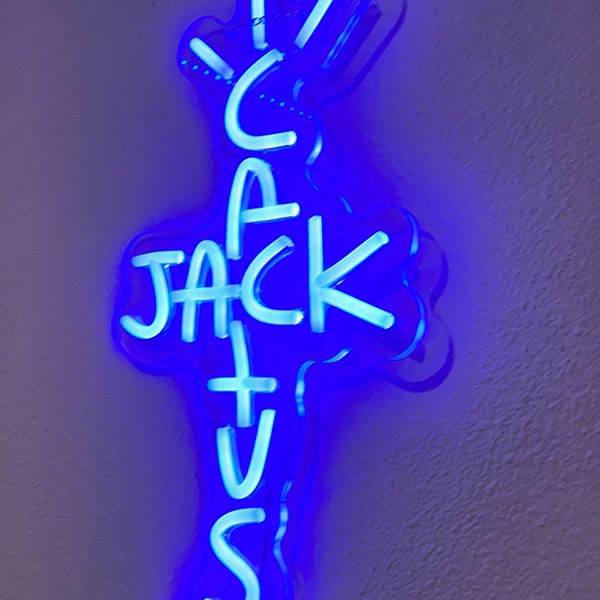 cactus jack neon sign stockx