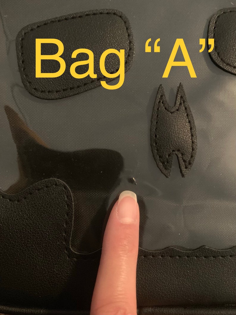 DEFECTIVE Skull Ita Bag Backpack Vegan Leather Free Shipping