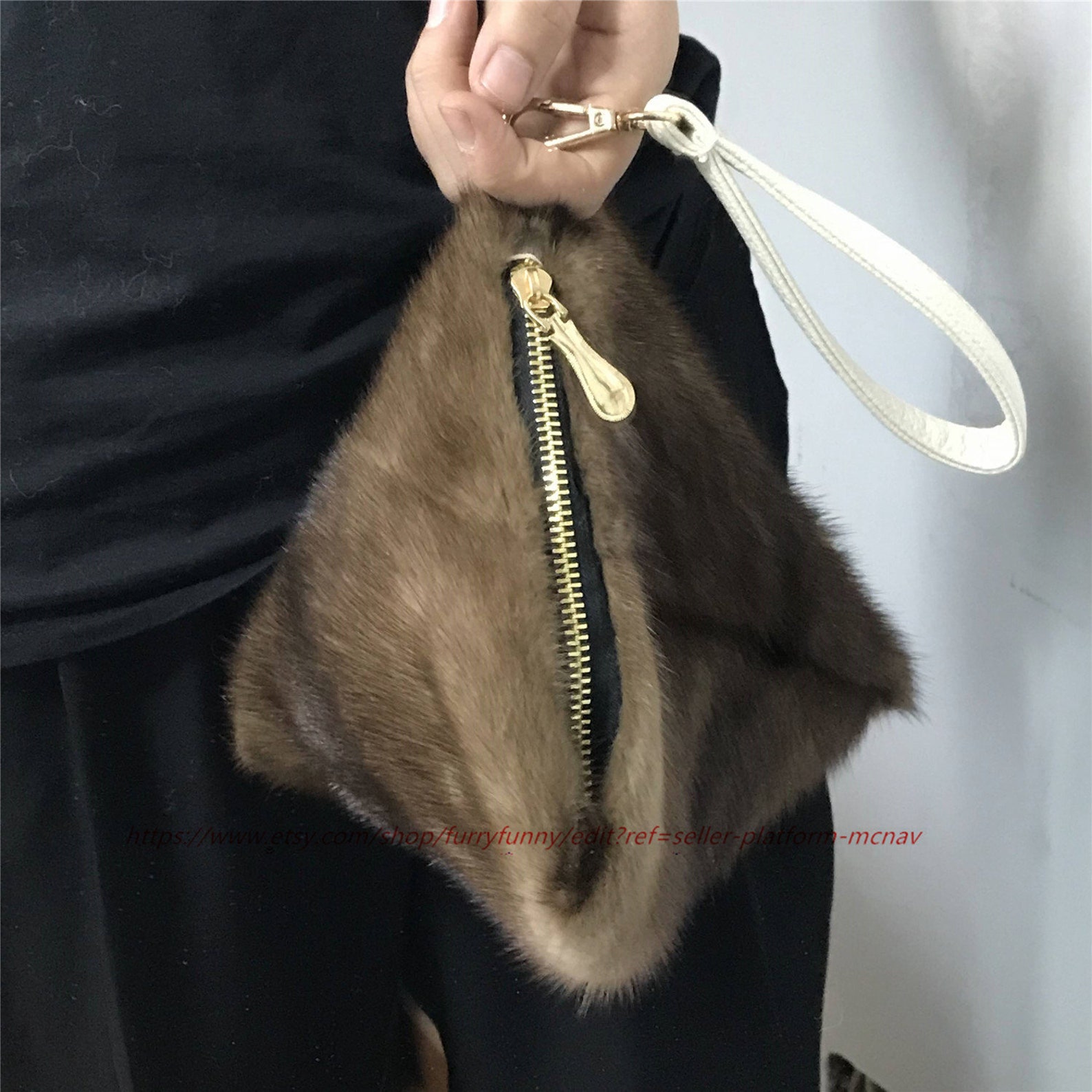 Mink fur Bag Real MInk Fur Handbag Fashion Women's Bag Etsy