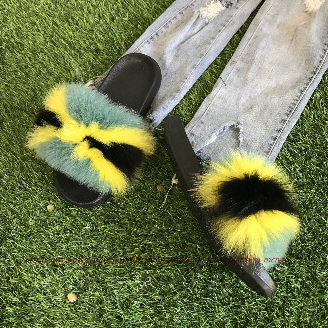 so real fur slides