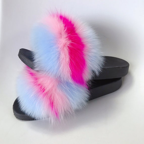 fluffy fur slides