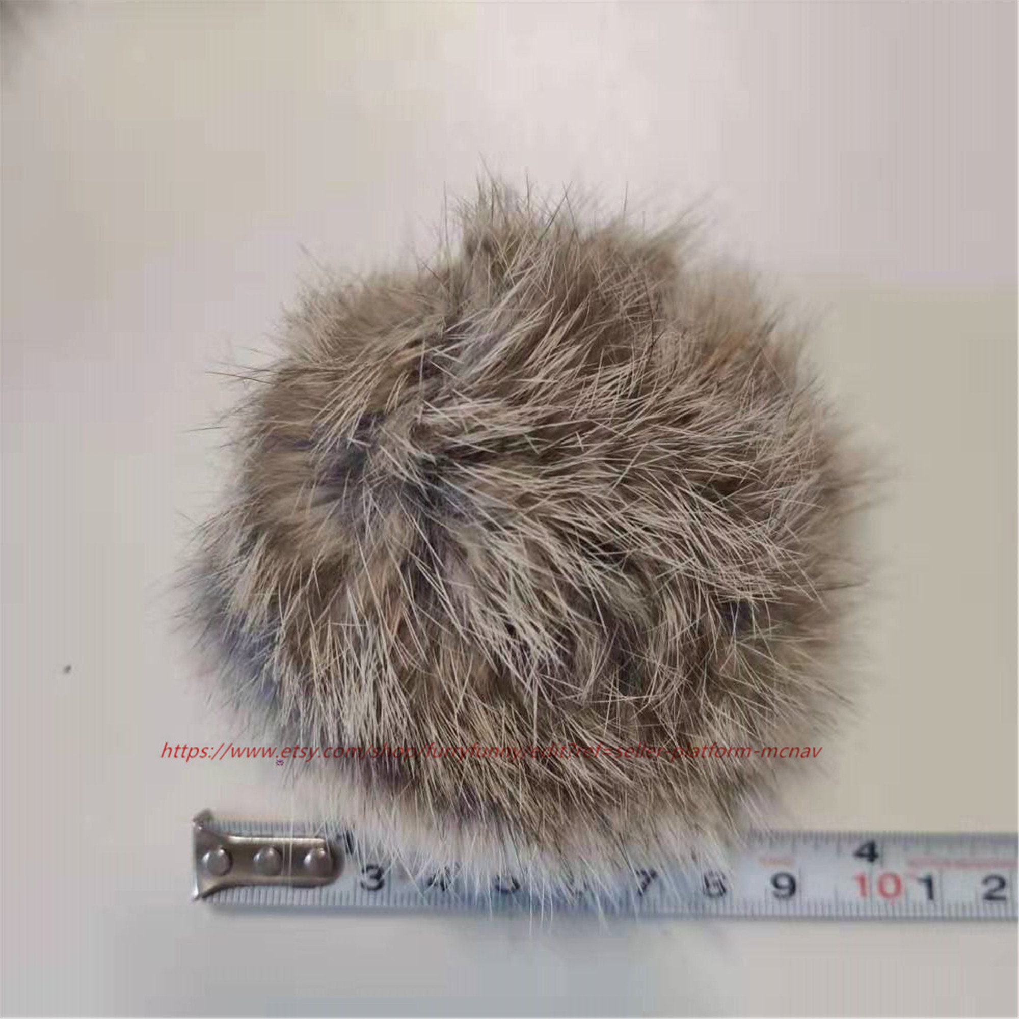 12 PCS/6 PCS/LOT Cat Real fur Ball Toy Safe Furry Pom Pom Ball Etsy