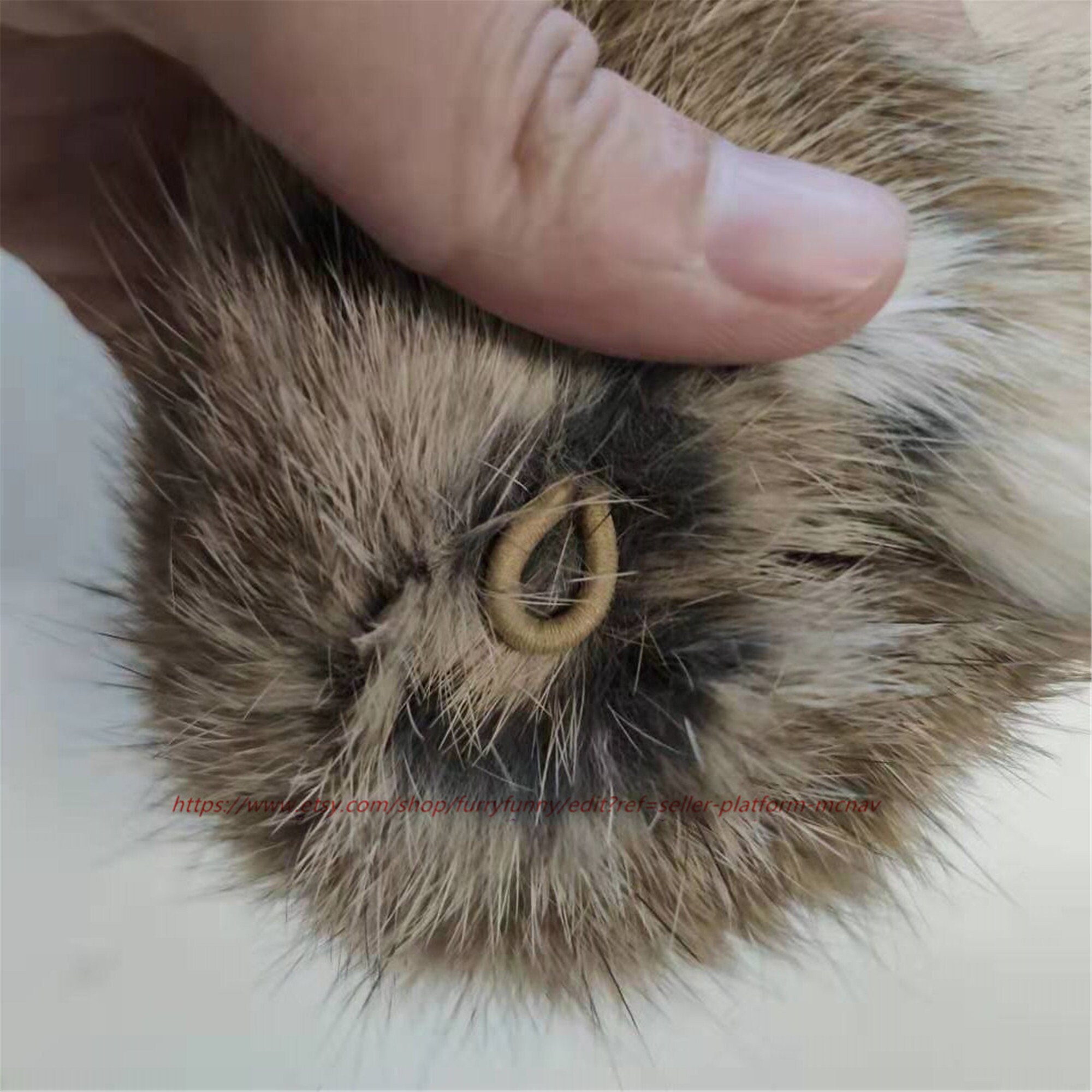 12 PCS/6 PCS/LOT Cat Real fur Ball Toy Safe Furry Pom Pom Ball Etsy