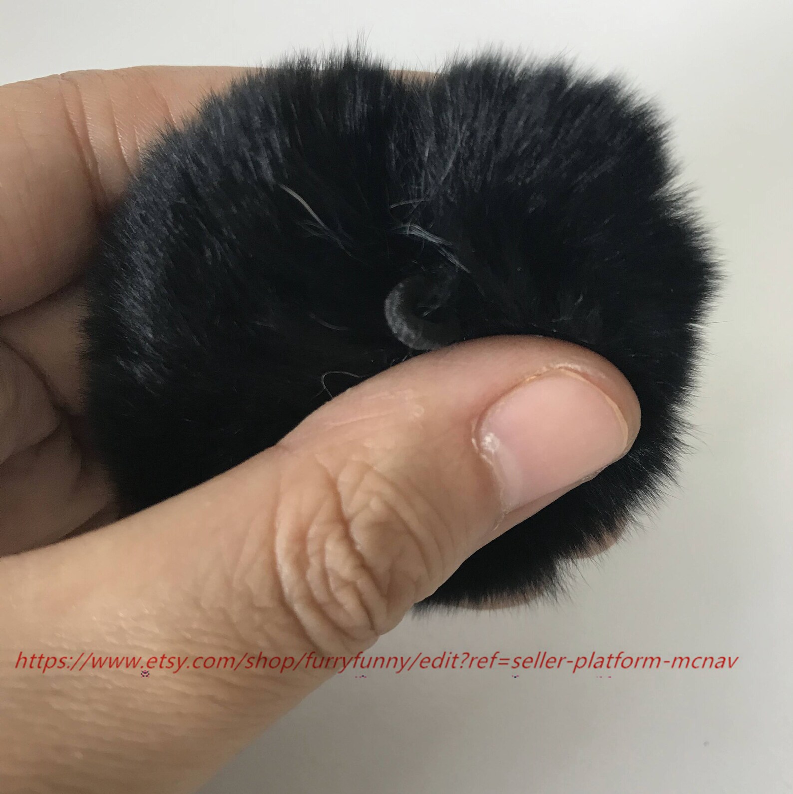 1 LOT Cat Real fur Ball Toy Safe Furry Pom Ball With Small Etsy