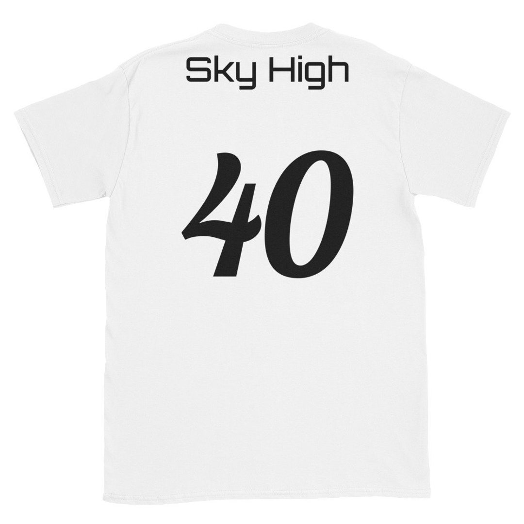 Deluxe Sky High Ent.( Blk Background/blk Letters & Numbers)short