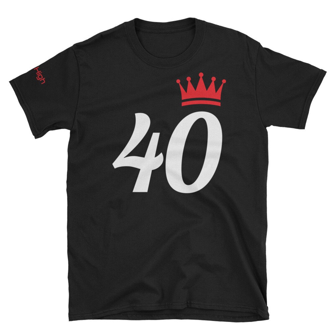 Sky High 40( White Numbers/ Red Crown) Short-sleeve Unisex T