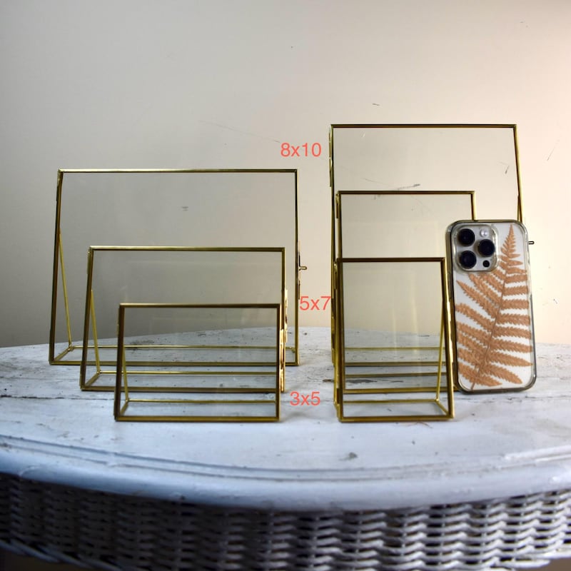 Mini Frame Printable Mini Gold Floating Frame - Etsy