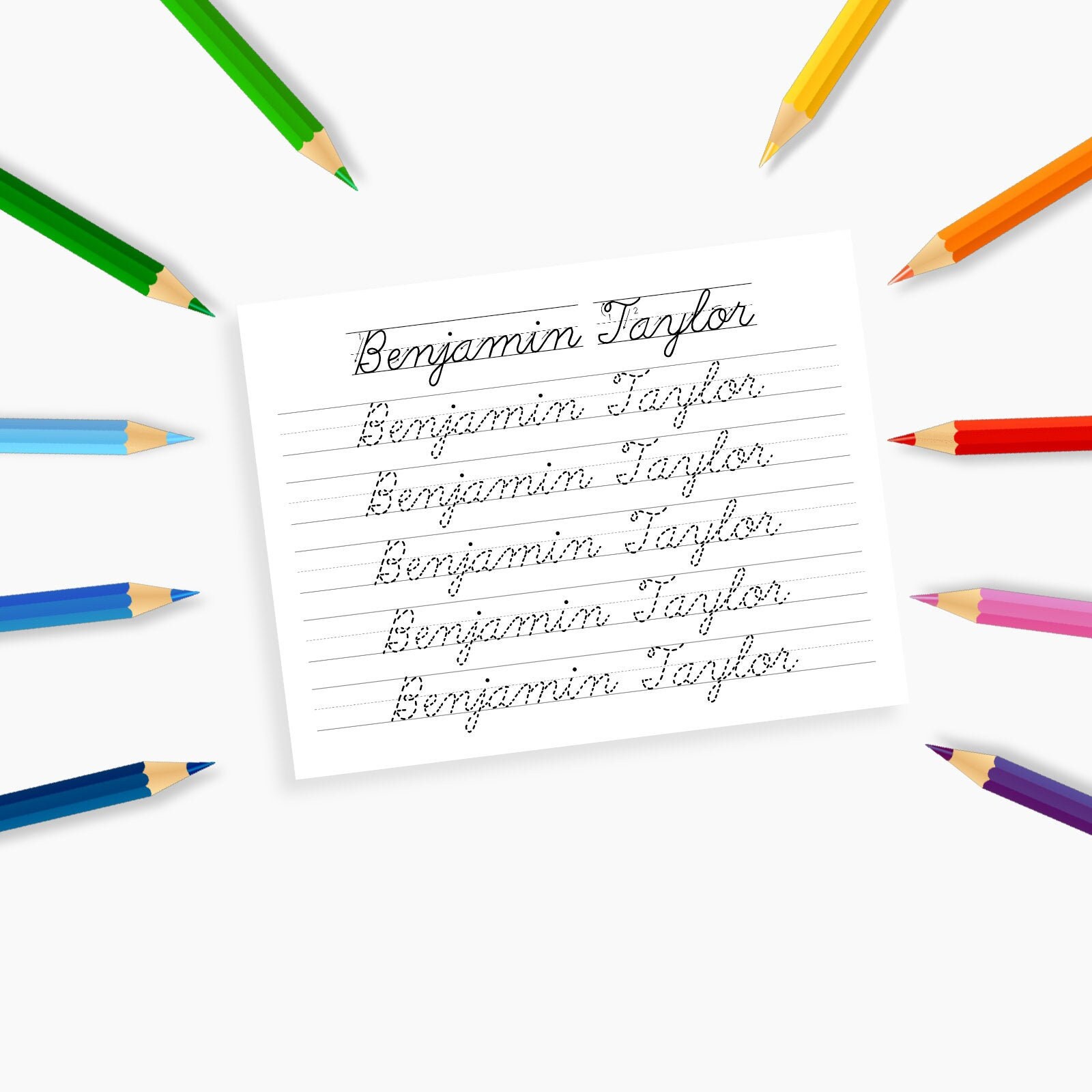 prek worksheets name writing worksheets cursive writing etsy