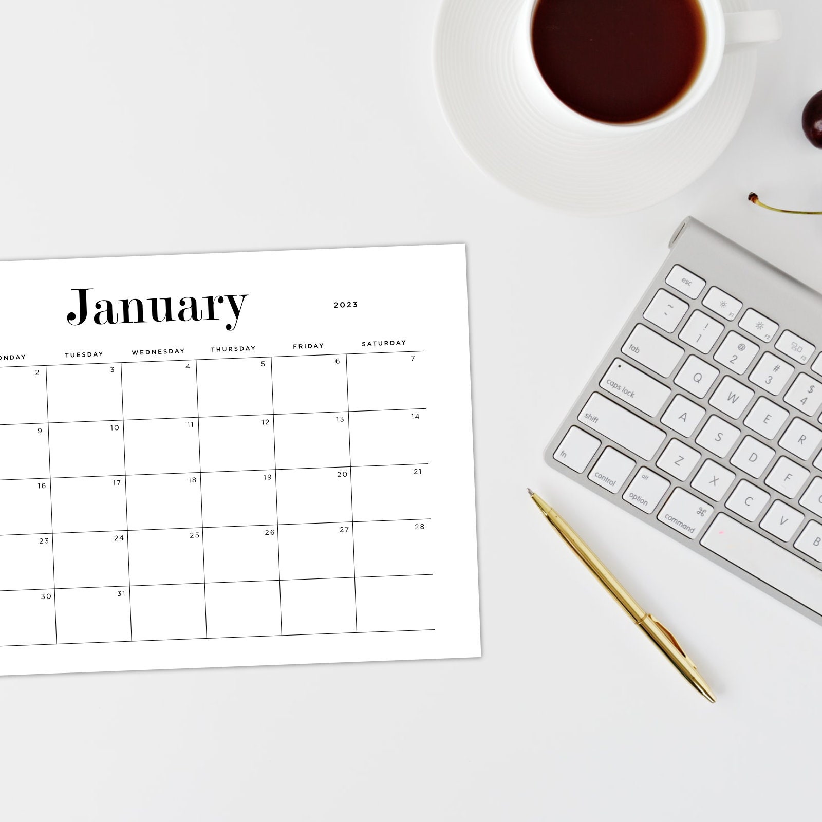 2023 Wall Calendar Printable Large Wall Calendar Giant Wall - Etsy UK