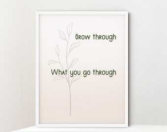 Inspirational Quote Art Print: Motivational Office Decor (Digital Download)