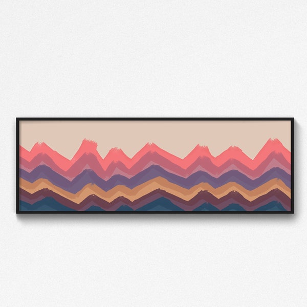 Narrow Horizontal Wall Art Etsy