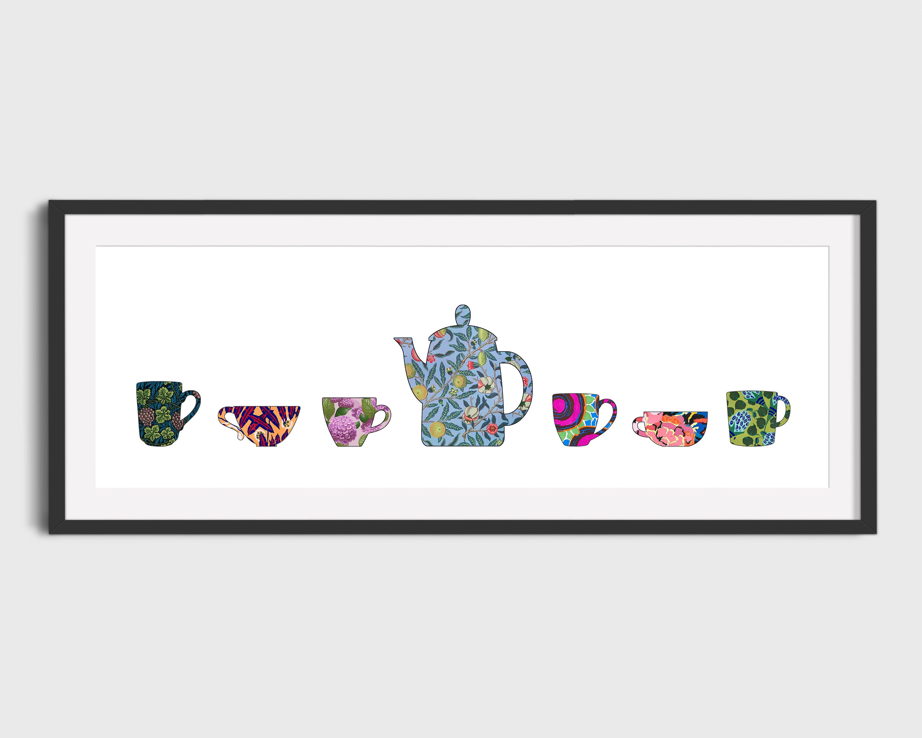 Long Narrow Art Kitchen Wall Art Long Horizontal Wall Art Etsy