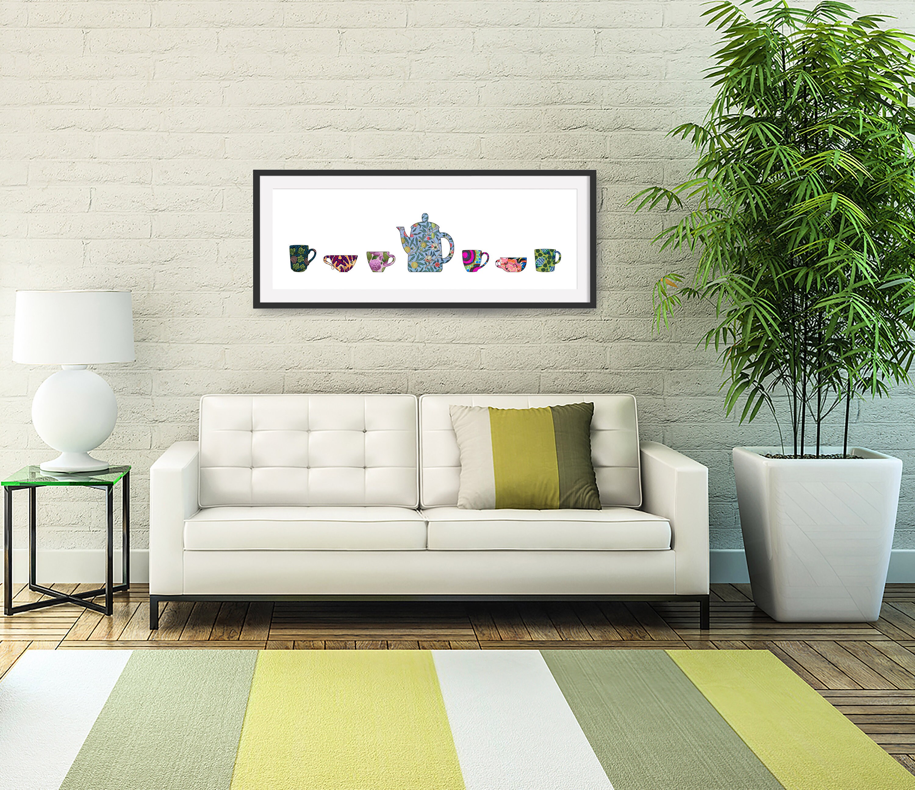 Long Narrow Art Kitchen Wall Art Long Horizontal Wall Art Etsy