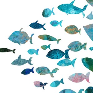 "Aquarell ""Fish Print"":" Bild 8