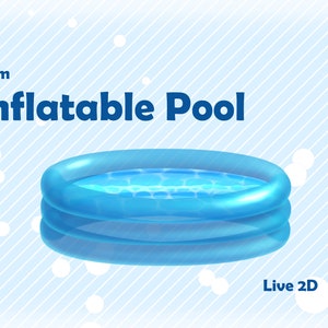 Piscina hinchable - Elementos 2D en vivo