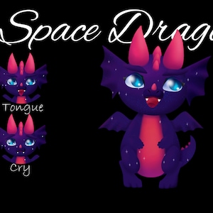 Vtuber - Space Dragon cub - Live2D Avatar