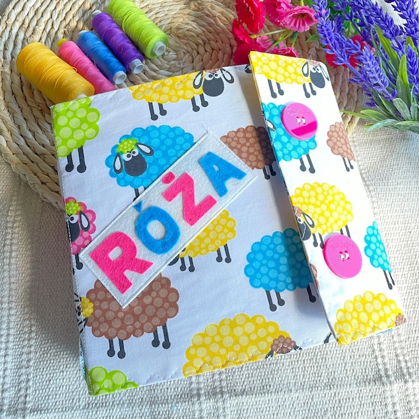 Książeczka sensoryczna, quietbook, busybook, quiet book, felt book, for girl