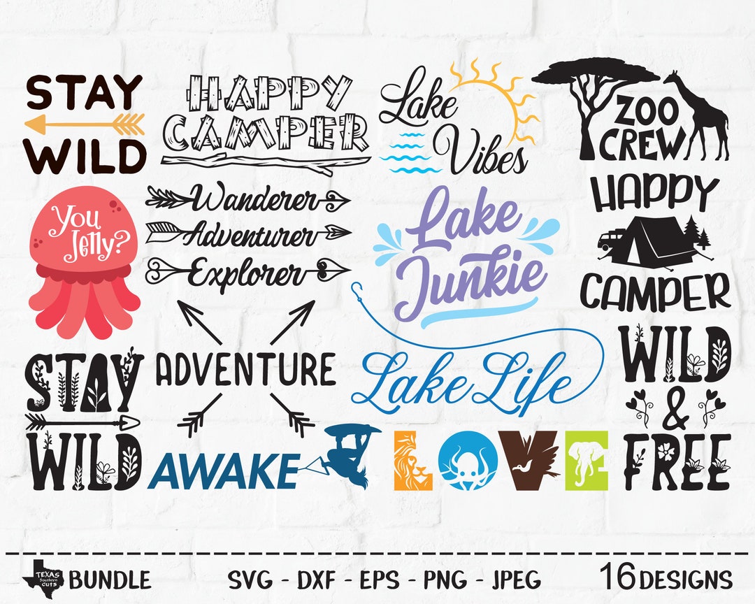 Outdoors Bundle SVG Cut File Outdoor Shirt Design - Etsy