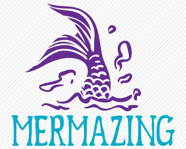 Download Mermazing SVG Cut File Summer Shirt Design Mermaid Tail | Etsy