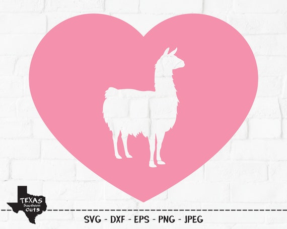 Llama Heart SVG, Archivo de corte, Diseño de camisa de llama