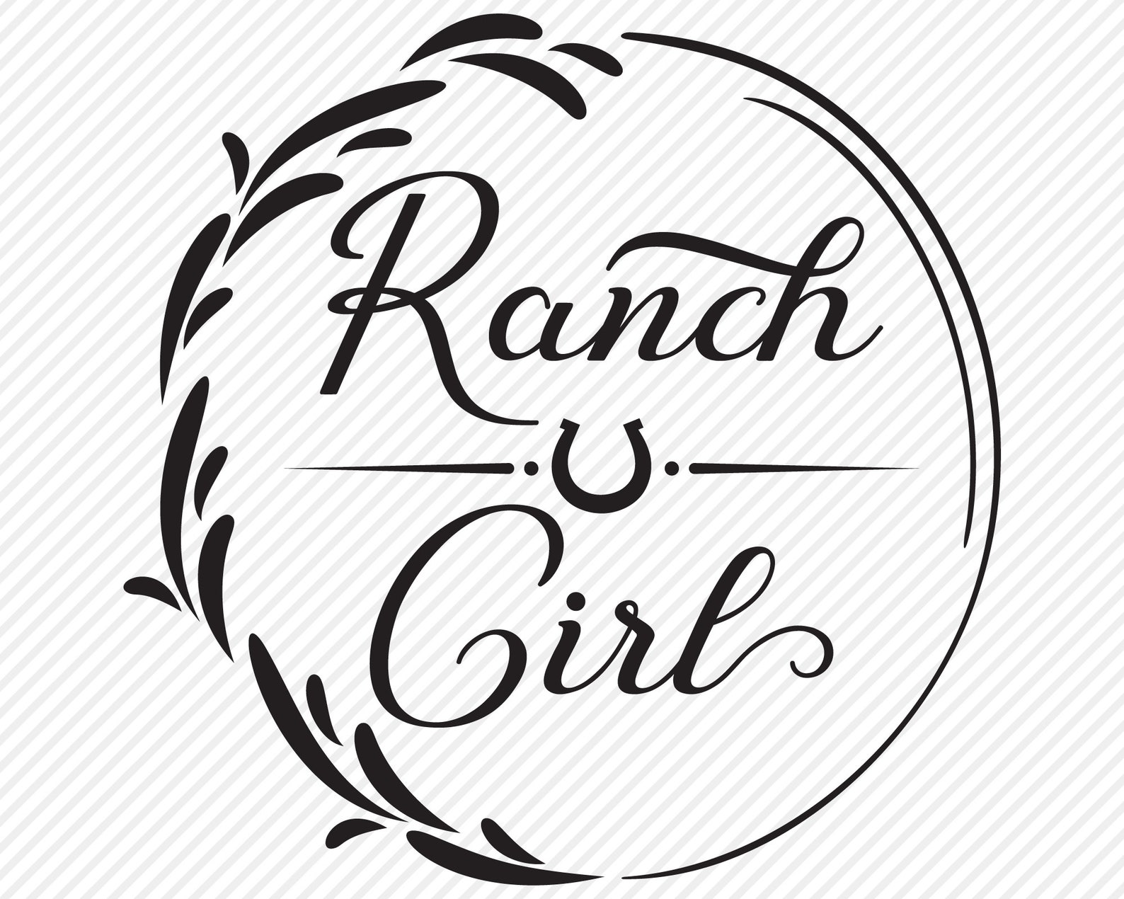 Ranch Girl SVG Cut File Country Shirt Design Southern Etsy