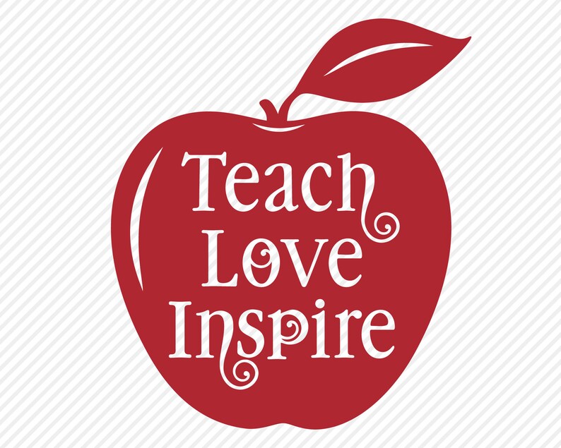 Download Teacher Bundle SVG Cut File Teacher Shirt Design Love | Etsy