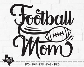 Football Mom SVG, Cut File, Football Mom Shirt Design, American Sports, Game Day Love, Team Mama, Team Spirit, Cricut, Silhouette, DXF, PNG