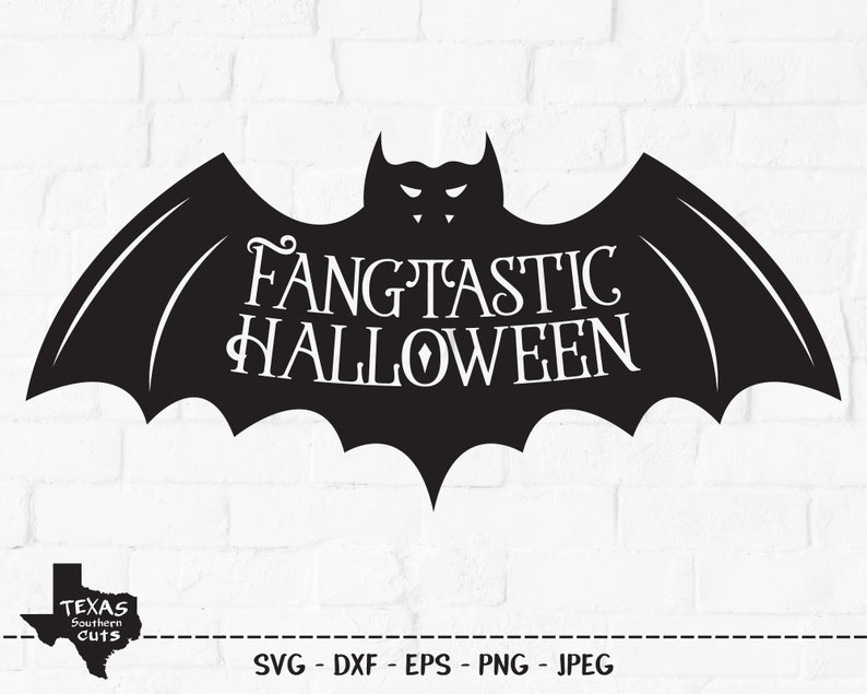 Fangtastic Halloween SVG Cut File Halloween Shirt Design - Etsy