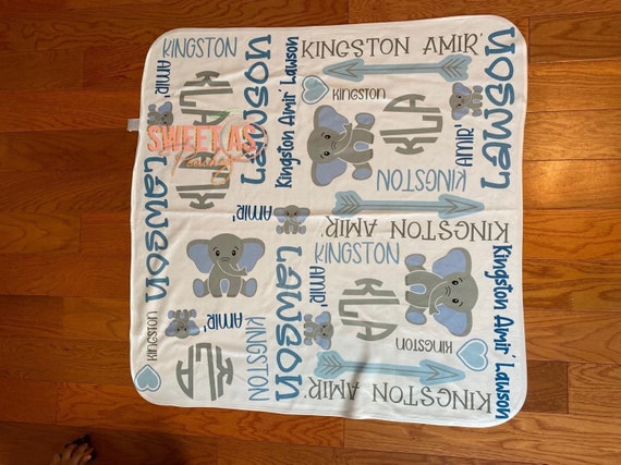 Baby sublimation blanket hot sale