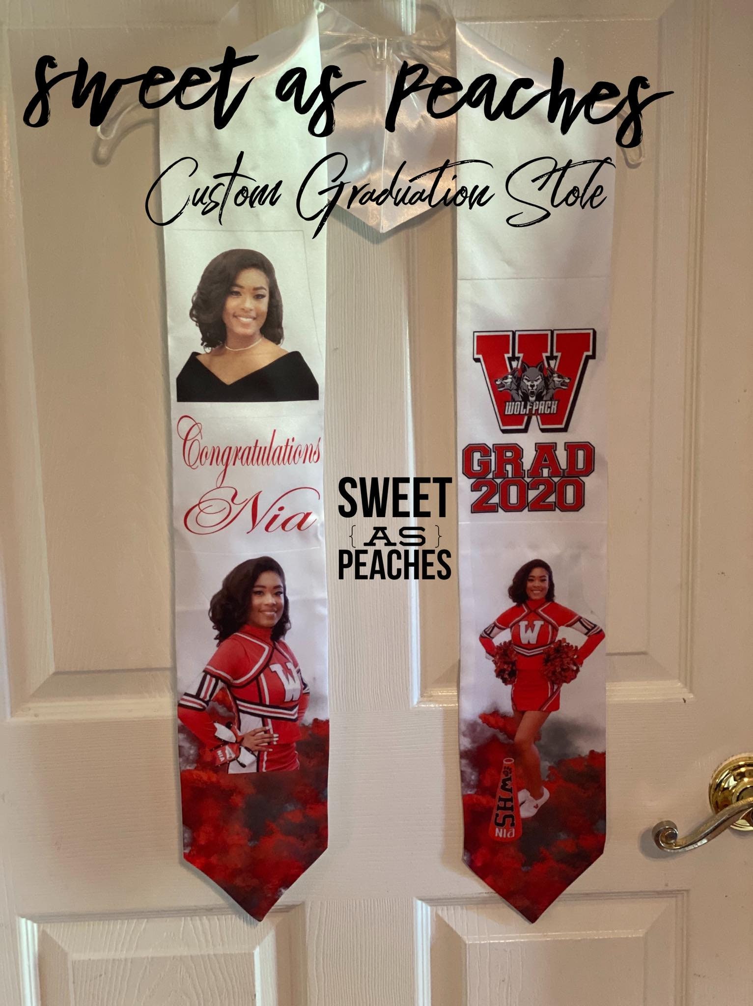 Custom Graduation Stole Etsy