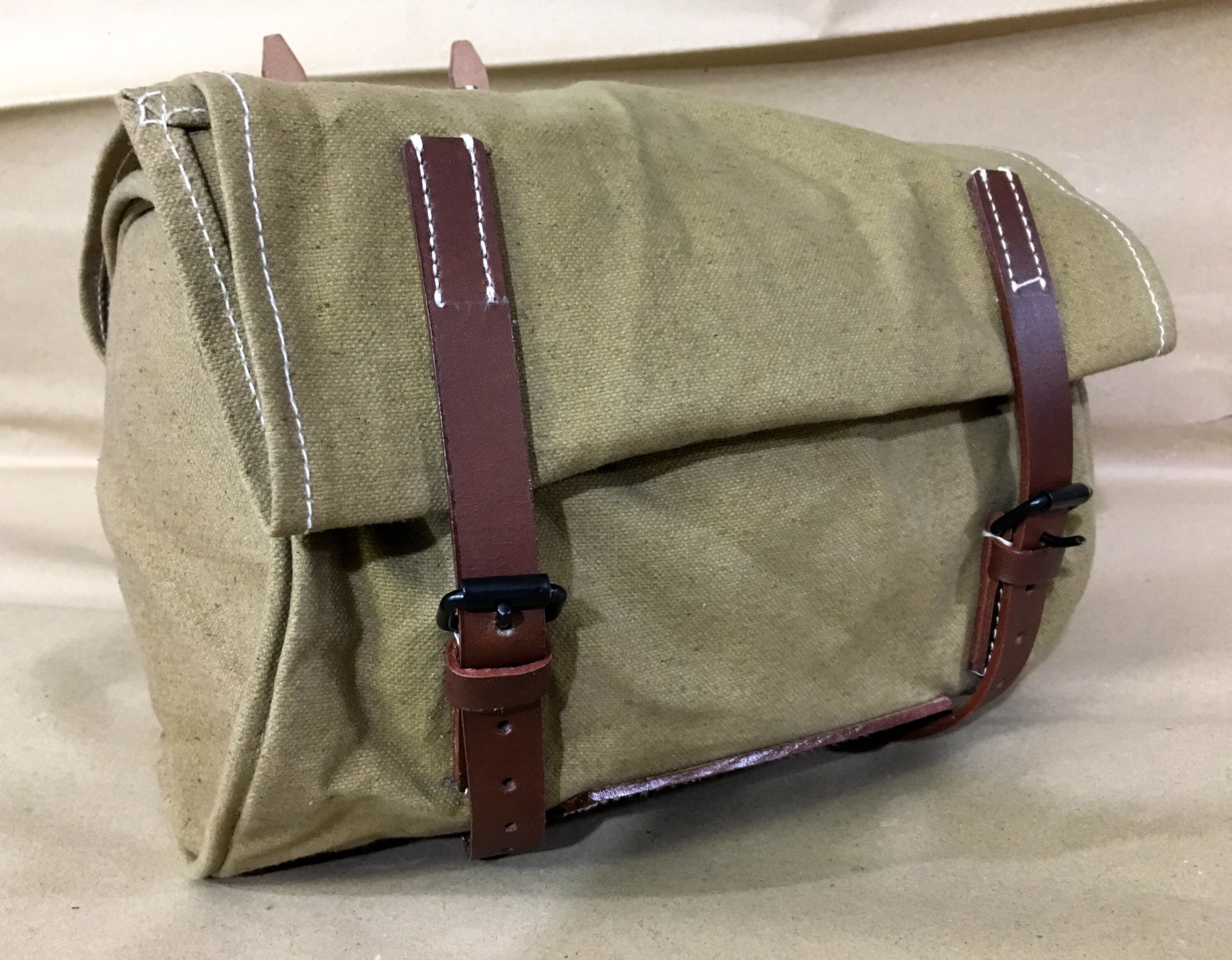 New made Vintage Swiss Army Bicycle Handlebar Bag CANVAS & Etsy