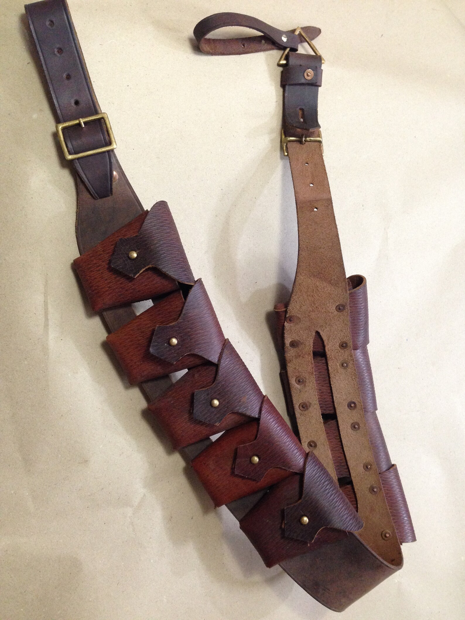 UK 1903 Pattern Leather Cavalry Bandolier oiled Etsy