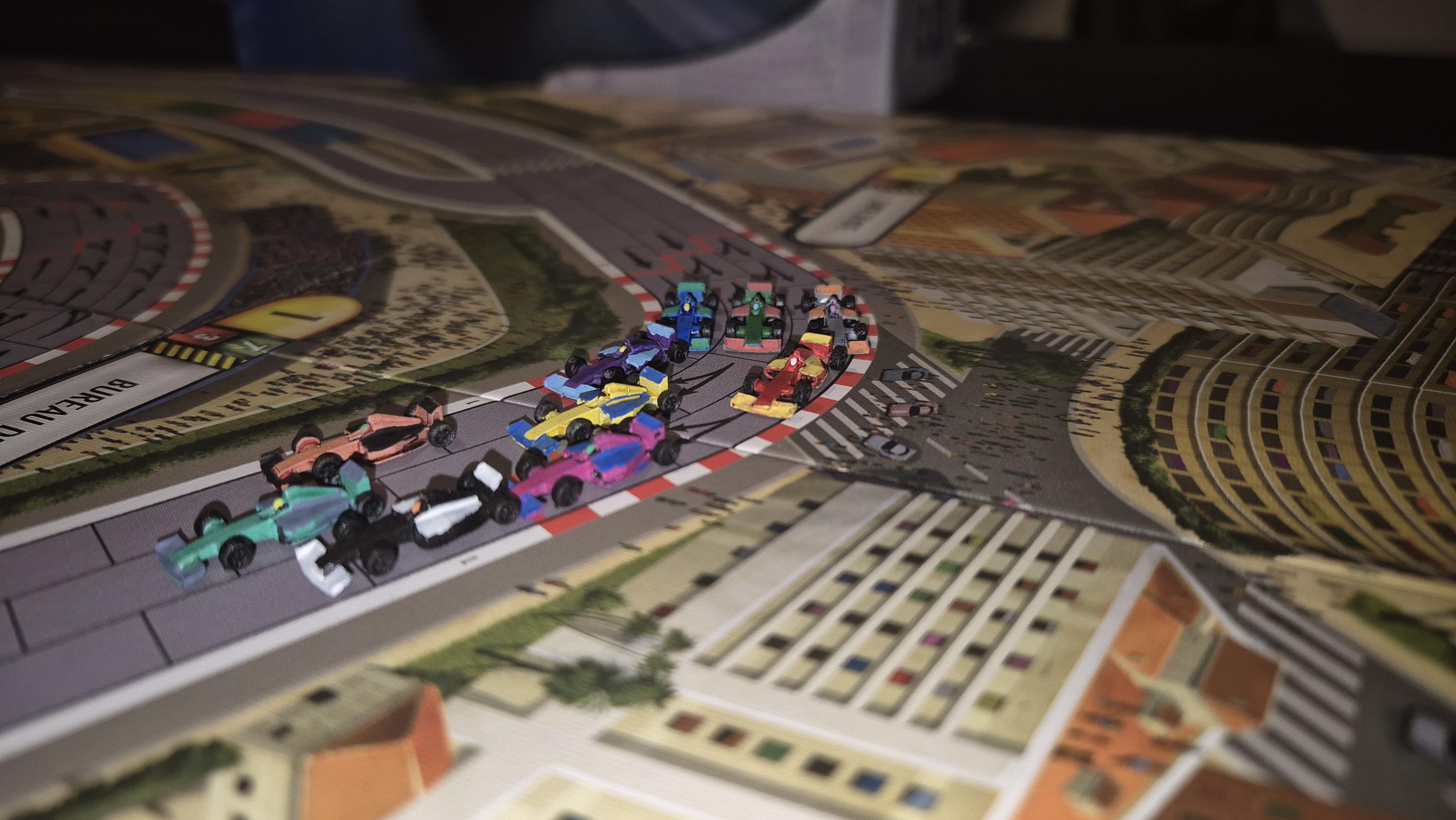 Formula D Resin F1 Cars | 10 Racing Miniatures | Formula One Board Game ...