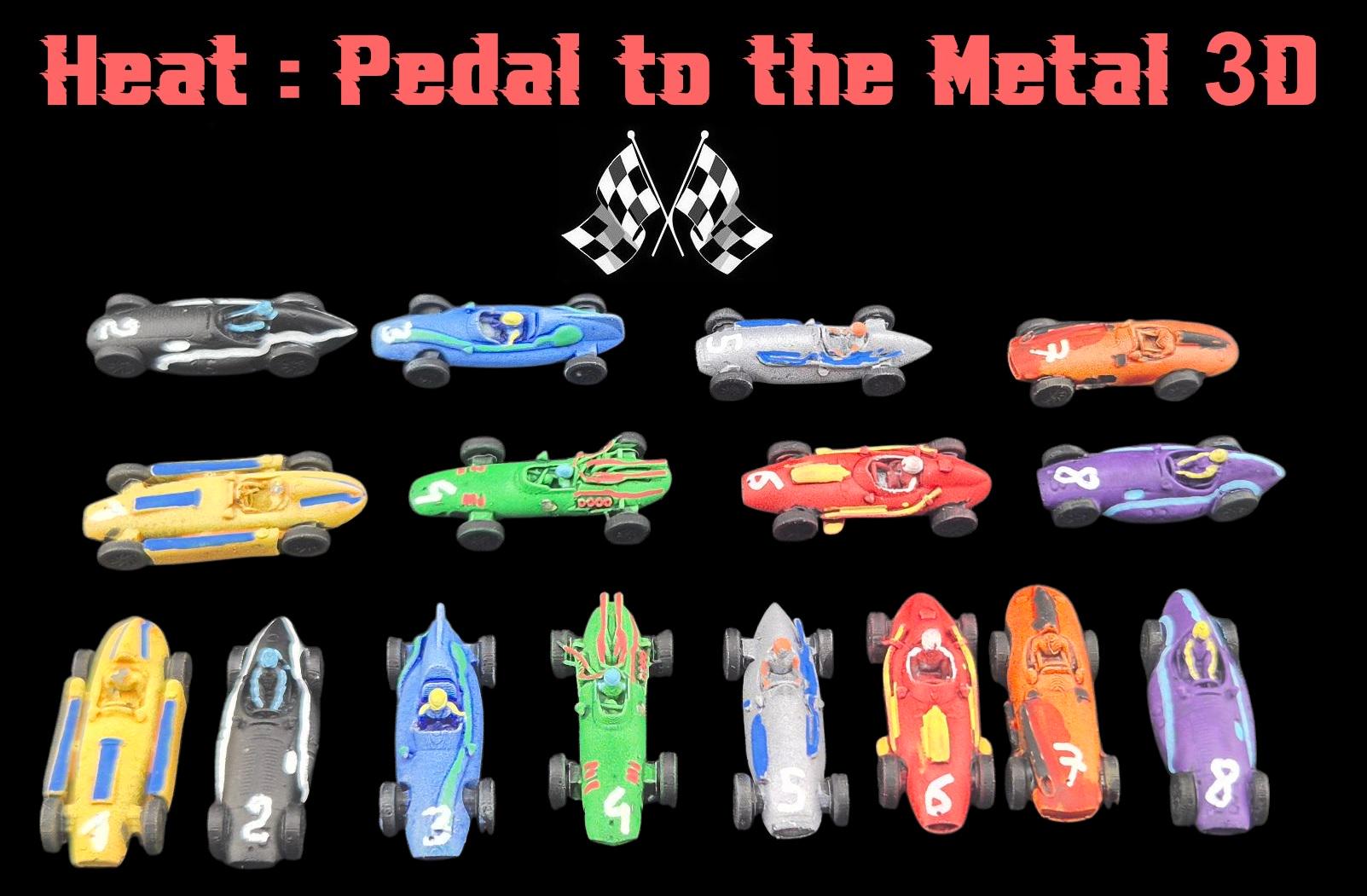 HEAT PEDAL TO the metal = F1 Cars EUR 50,00 - FR