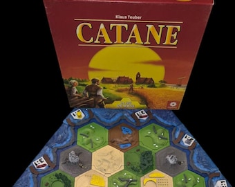 Catan 3D Terrain Upgrade Set | Base Game + 5-6 Player Expansion | Replace Flat Game Tiles | Board Game Upgrade