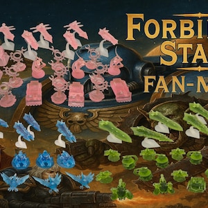 Forbidden Stars Darkest Dawn Fan Expansion | 3D Printed Board Game Upgrade | Fan Made Expansion Set