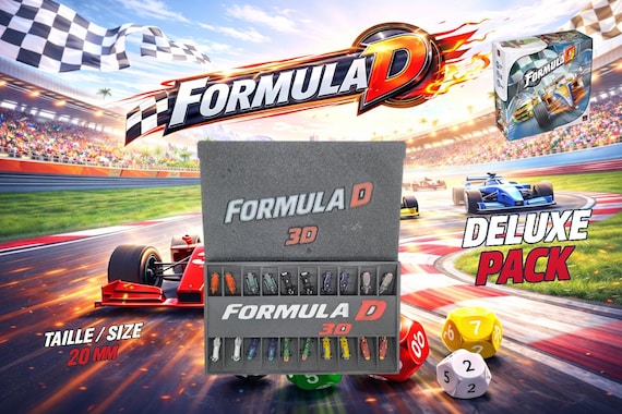 Formula D Vintage F1 Cars Set | 10 Classic Formula One Miniatures