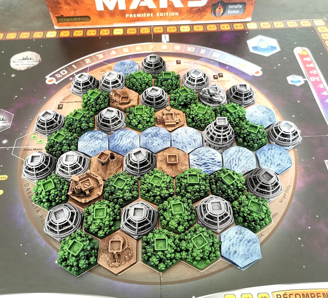テラフォーミング・マーズ 3Dタイル Terraforming Mars テラフォーミング マーズ タイル - ビッグボックス