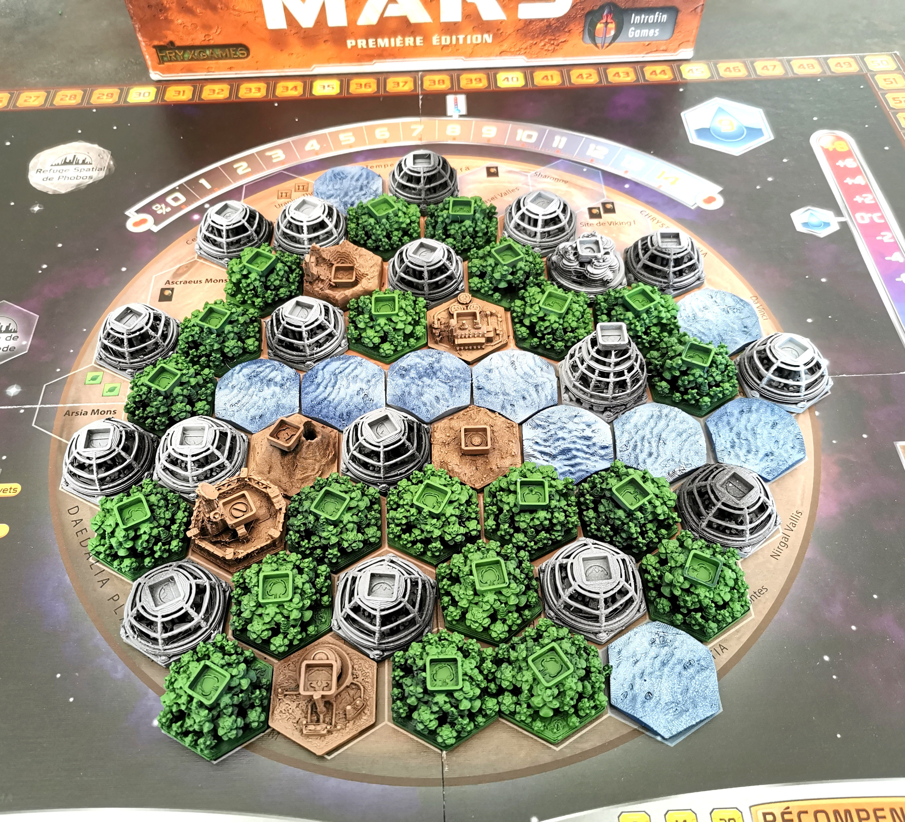 テラフォーミング・マーズ 3Dタイル Terraforming Mars プレイアビリティがあがった！テラフォーミング・マーズ～3D
