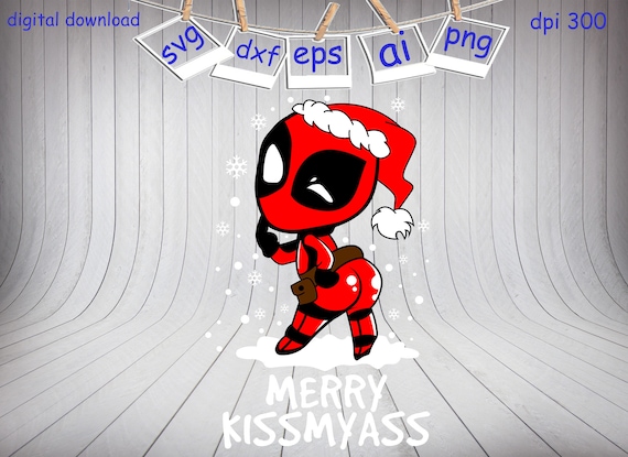 Download Merry KissMyAss Svg Merry Christmas Svg Superhero SVG | Etsy