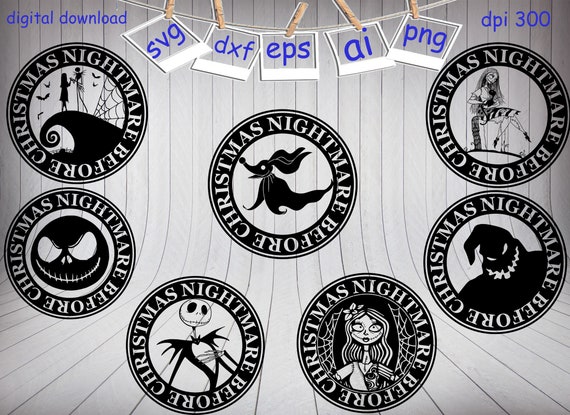 Download Free Nightmare Before Christmas Svg Christmas Svg Nightmare Svg Etsy SVG DXF Cut File